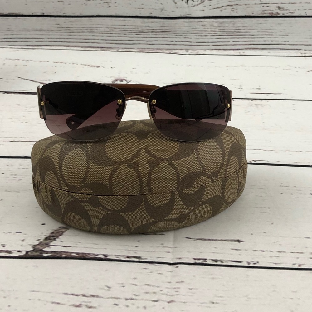 Coach Tan Ladies Sunglasses